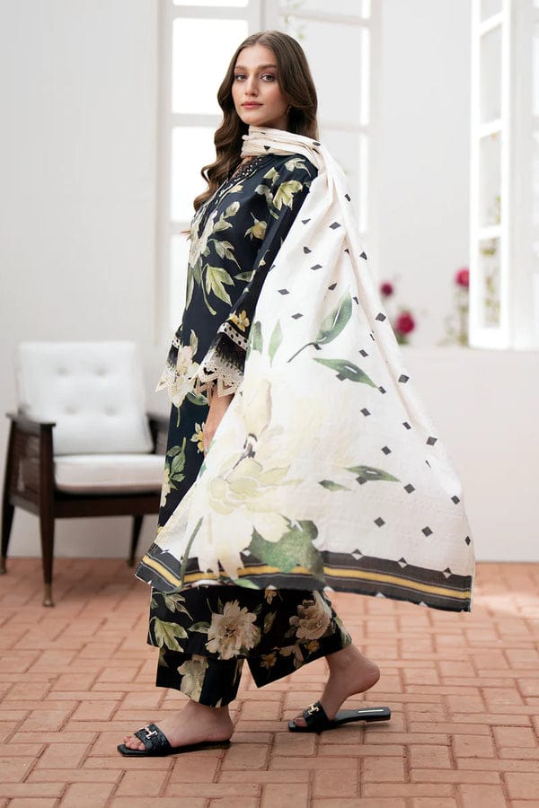 BAROUQUE DIGITAL PRINT SWISS LAWN| TOP PAKISTANI DRESS BY SHAEBIZ