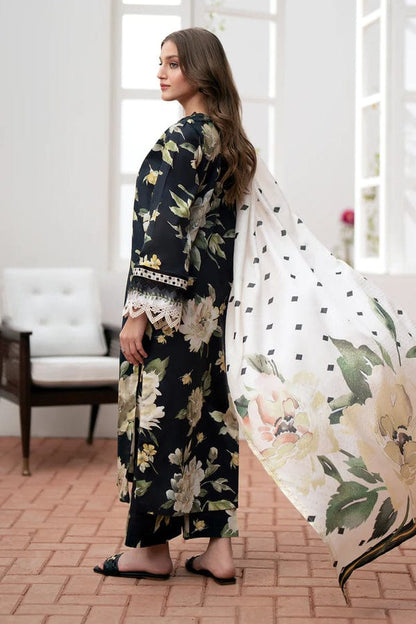 BAROUQUE DIGITAL PRINT SWISS LAWN| TOP PAKISTANI DRESS BY SHAEBIZ