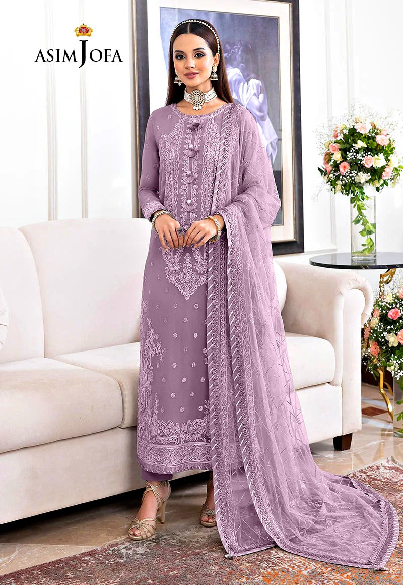 ASIM JOFA LATEST CHIFFON COLLECTION| UNSTITCHED MASTER REPLICA PARTY WEAR| TOP PAKISTANI DRESS BY SHAEBIZ