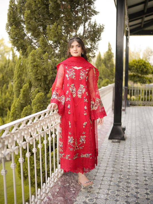 ANEELA'S 2026 LUXURY LAWN COLLECTION| UNSTITCHED 3 PCS BY SHAEBIZ