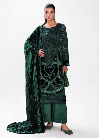 MARIA B VELVET PALACHI | UNSTITCHED LATEST COLLECTION BY SHAEBIZ