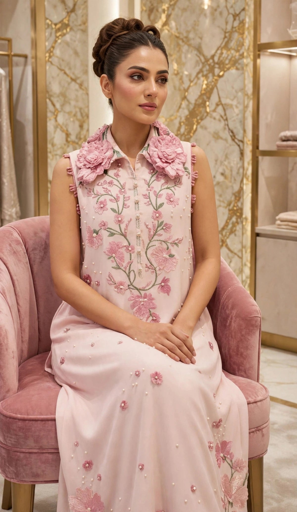 AGHA NOOR LUXURY SILK COLLECTION| UNSTITCHED 3 PCS BY SHAEBIZ
