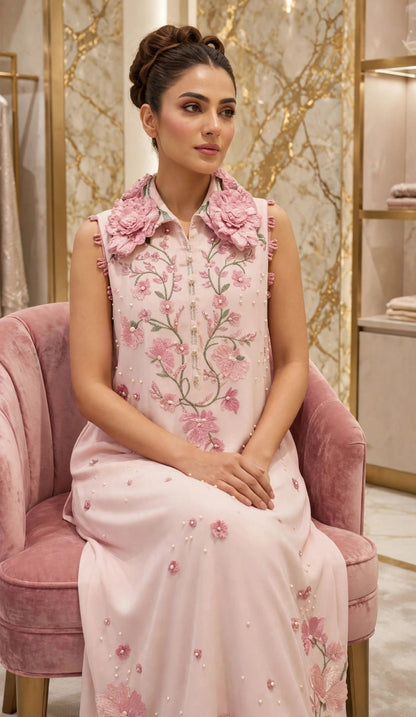 AGHA NOOR LUXURY SILK COLLECTION| UNSTITCHED 3 PCS BY SHAEBIZ
