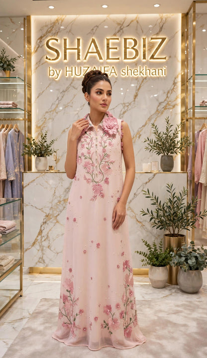 AGHA NOOR LUXURY SILK COLLECTION| UNSTITCHED 3 PCS BY SHAEBIZ