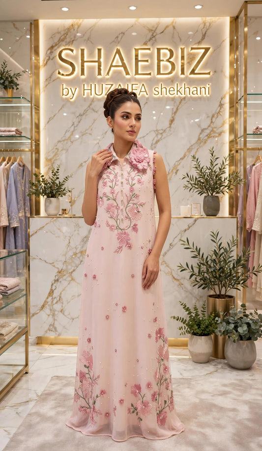 AGHA NOOR LUXURY SILK COLLECTION| UNSTITCHED 3 PCS BY SHAEBIZ