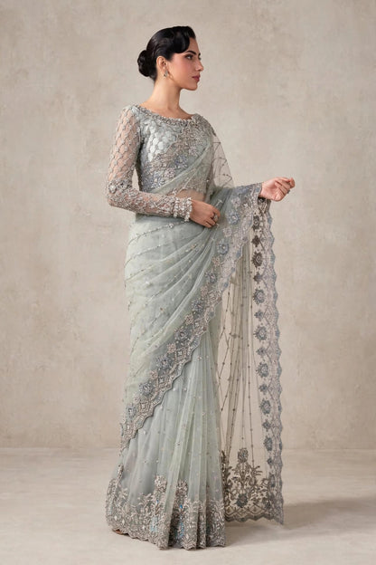 MARIA B LUXURY SAREE| LATEST SAREE COLLECTIONS BY SHAEBIZ