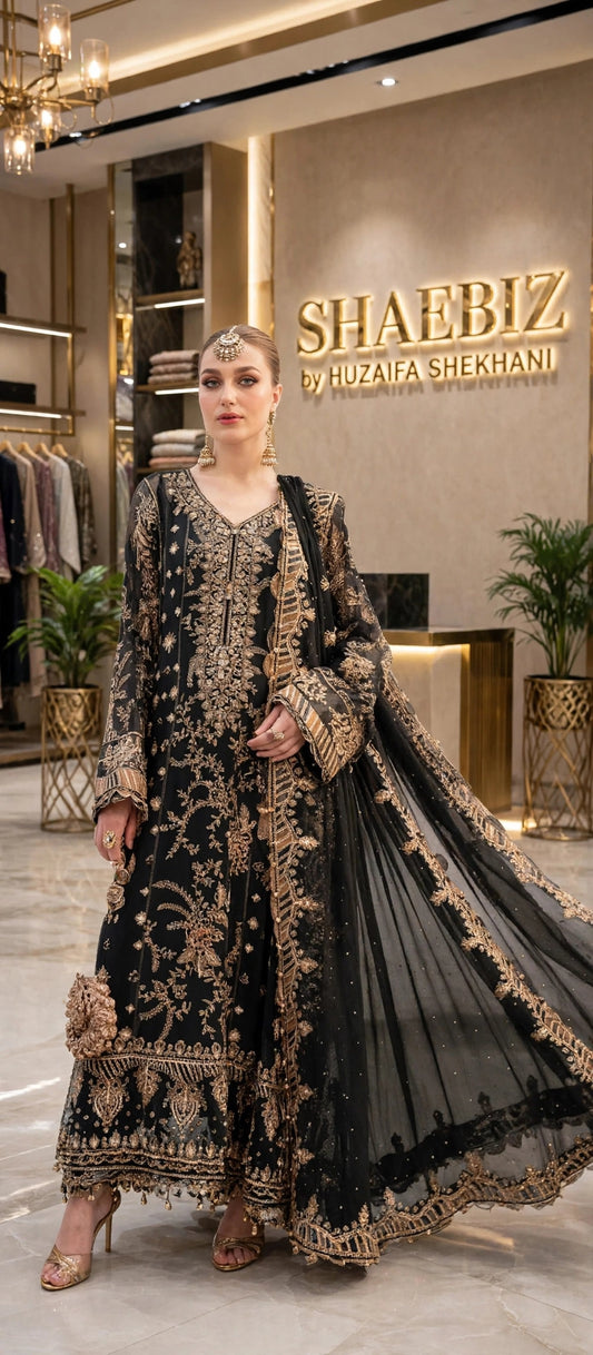 SHAEBIZ PRESENTING LUXURY CHIFFON COLLECTION| UNSTITCHED 2026 LATEST COLLECTION BY SHAEBIZ