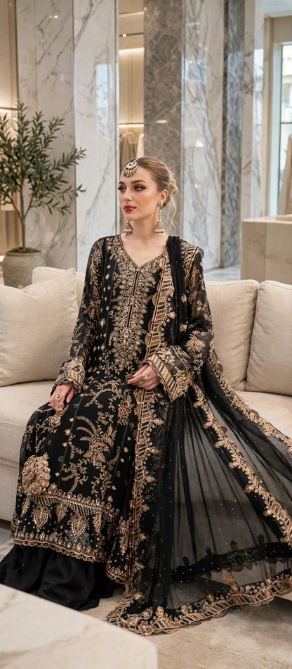 SHAEBIZ PRESENTING LUXURY CHIFFON COLLECTION| UNSTITCHED 2026 LATEST COLLECTION BY SHAEBIZ