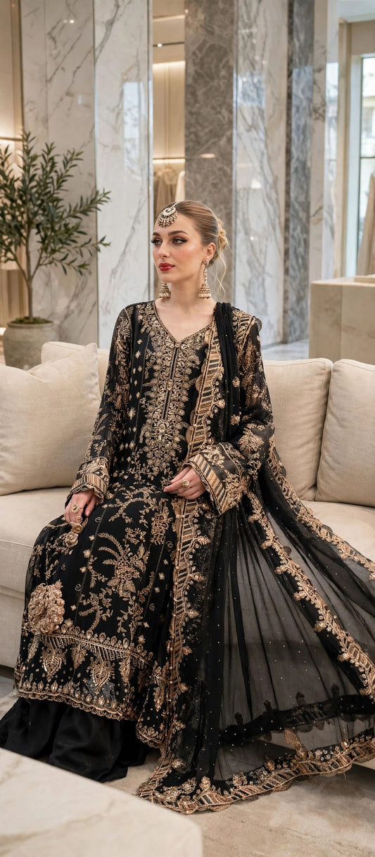 SHAEBIZ PRESENTING LUXURY CHIFFON COLLECTION| UNSTITCHED 2026 LATEST COLLECTION BY SHAEBIZ