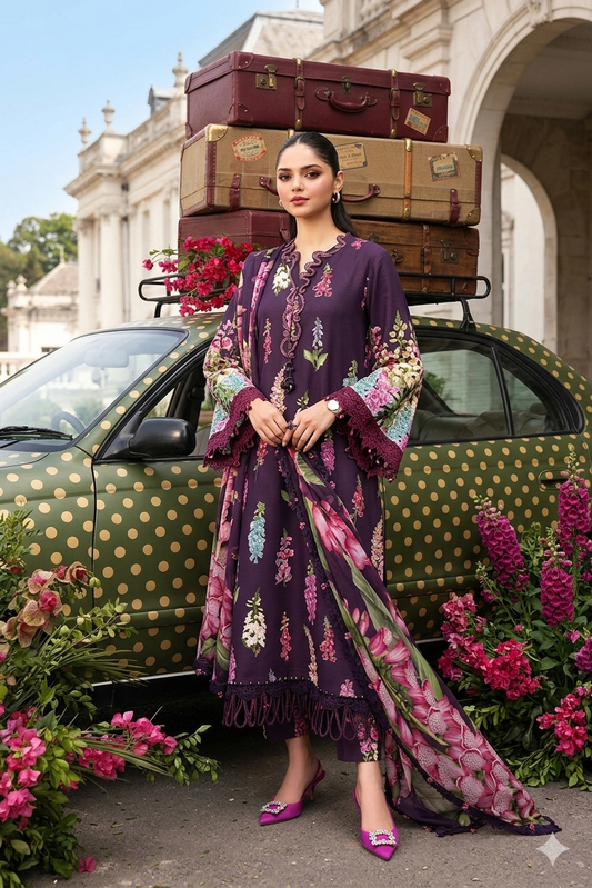 MARIA.B DIGITAL PRINT 2026 UNSTITCH COLLECTION BY SHAEBIZ