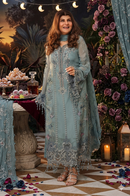 MARIA.B LUXURY CHIFFON 2026 WEDDING EDITION UNSTITCH COLLECTION BY SHAEBIZ