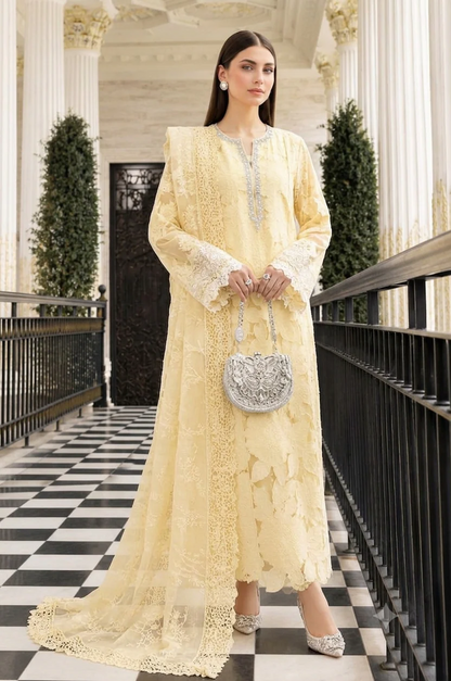 MARIA.B LUXURY LAWN CHICKEN KARI UNSTITCH COLLECTION