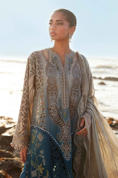 MARIA.B LUXURY TINE N DYE ORGENZA WEDDING WEAR 2026 UNSTUTCH COLLECTION BY SHAEBIZ