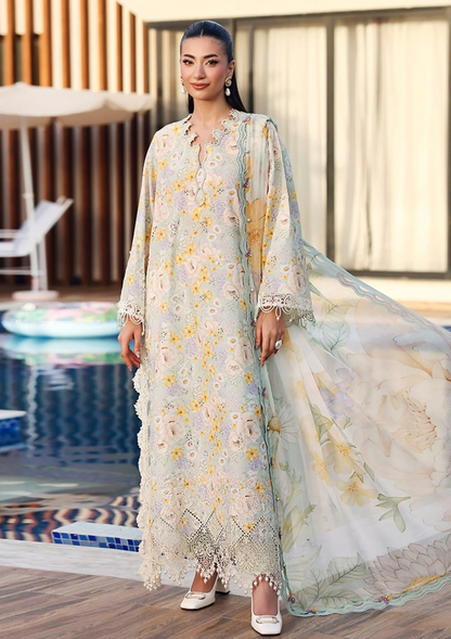 MARIA.B 2026 DIGITAL PRINT LAWN CHICKEN KARI UNSTITCH COLLECTION.