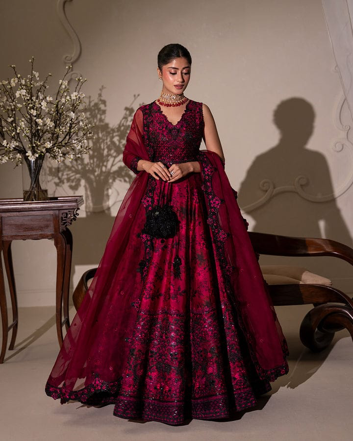 FAIZA SAQLAIN 2026 LUXURY SILK EMBROIDERY UNSTITCH COLLECTION BY SHAEBIZ