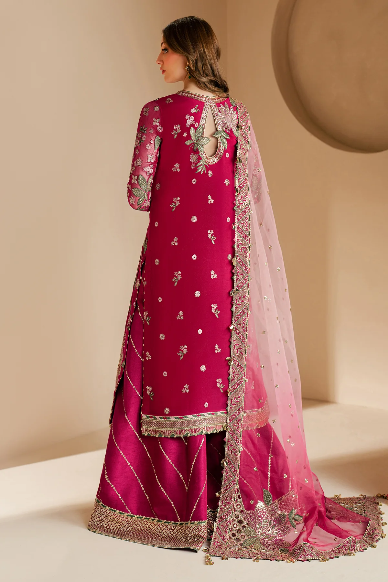 JAZMIN SANAM PINK LUXURY WEDDING WEAR UNSTITCH COLLECTION BY SHAEBIZ