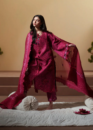 BIN LIYAS SUMMER 2026 LATEST LAWN CHICKEN KARI UNSTITCH COLLECTION BY SHAEBIZ