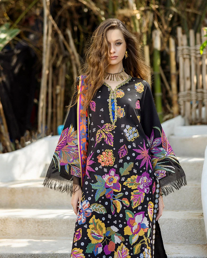 MUSHQ LAWN LUXURY MULTI THREAD EMBROIDERY 2026 UNSTITCH COLLECTION BY SHAEBIZ