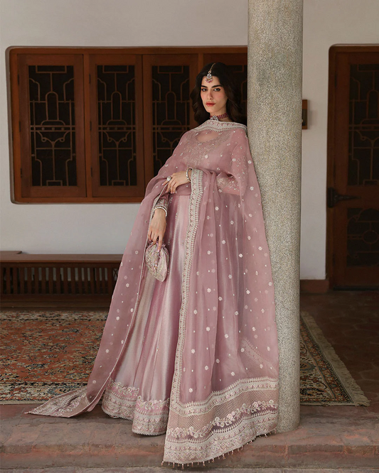 FAIZA SAQLAIN 2026 WEDDING WEAR UNSTITCH COLLECTION BY SHAEBIZ