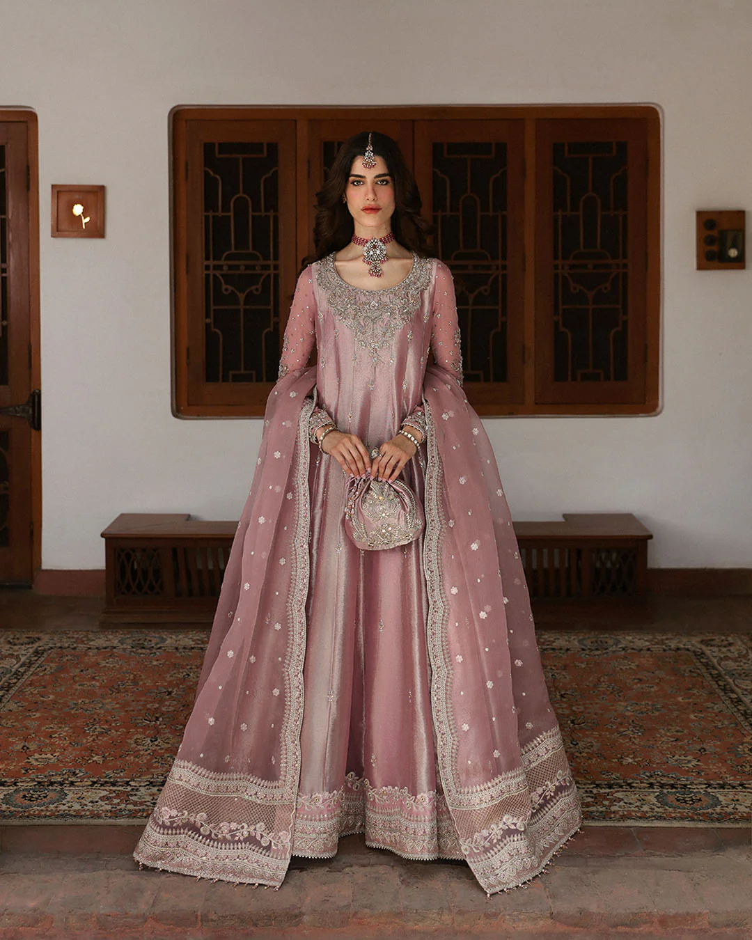 FAIZA SAQLAIN 2026 WEDDING WEAR UNSTITCH COLLECTION BY SHAEBIZ