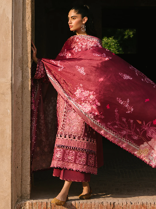 BIN LIYAS 2026 LAWN HANDMADE VIRAL UNSTITCH COLLECTION BY SHAEBIZ