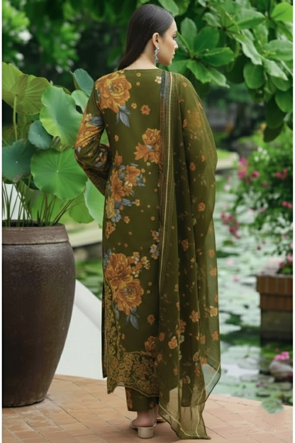 BAROQUE 2026 LAWN DIGITAL PRINT UNSTITCH COLLECTION BY SHAEBIZ