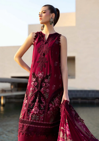 MARIA.B 2026 LAWN CHICKEN KARI UNSTITCH COLLECTION BY SHAEBIZ