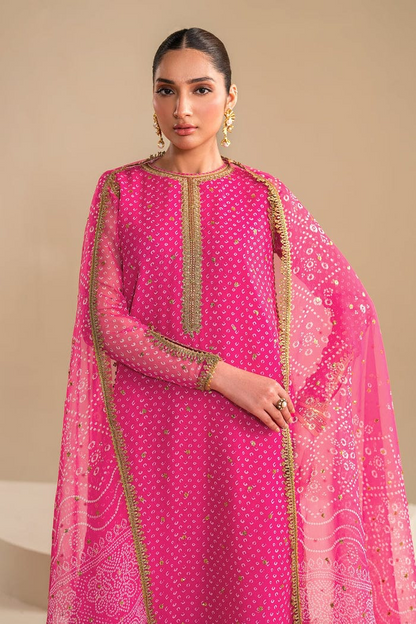 BAROQUE 2026 FORMAL SWISS LAWN PARTY WEAR UNSTITCH COLLECTION BY SHAEBIZ