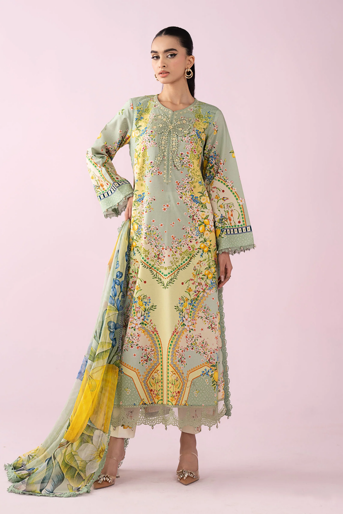 MARIA.B MPRINT LAWN DIGITAL PRINT 2026 SUMMER UNSTITCH COLLECTION BY SHAEBIZ