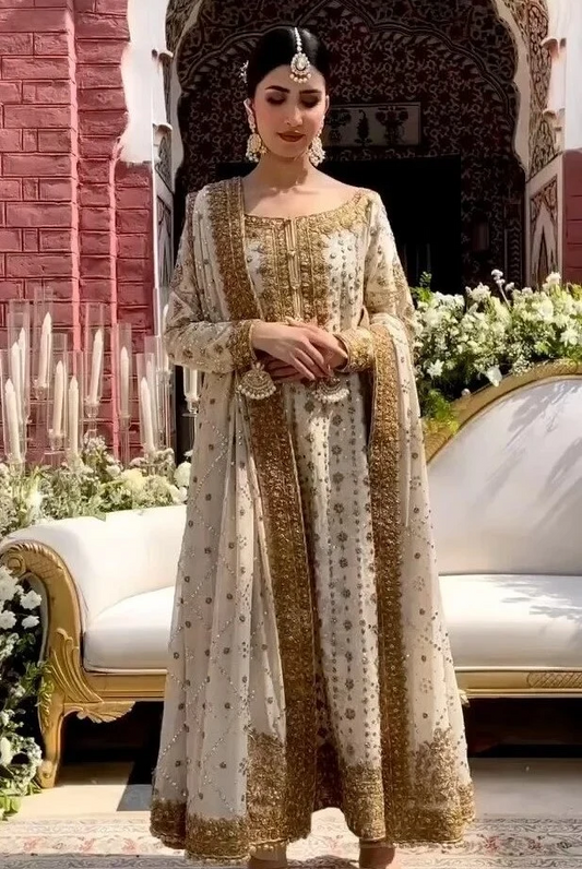 HARIS SHAKEEL 2026 RAW SILK UNSTITCH COLLECTION BY SHAEBIZ