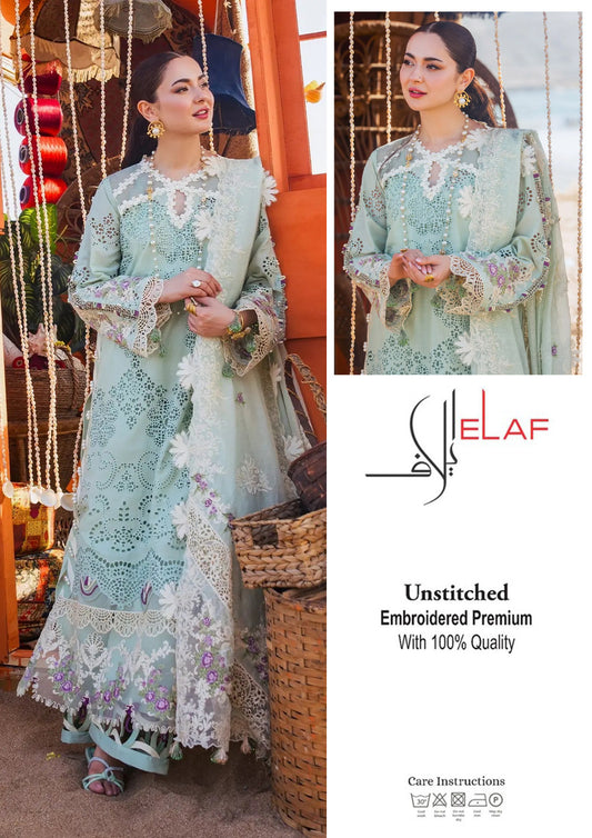 ELAF LAWN CHICKEN KARI UNSTITCH COLLECTION BY SHAEBIZ