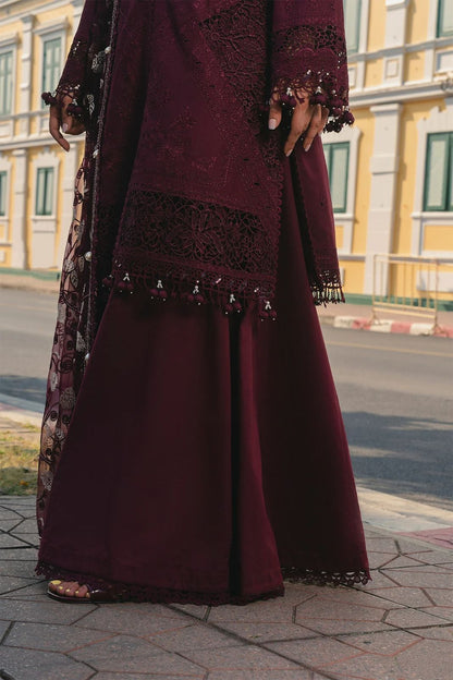 AFROZEH 2026 LAWN CHICKEN KARI UNSTITCH COLLECTION BY SHAEBIZ