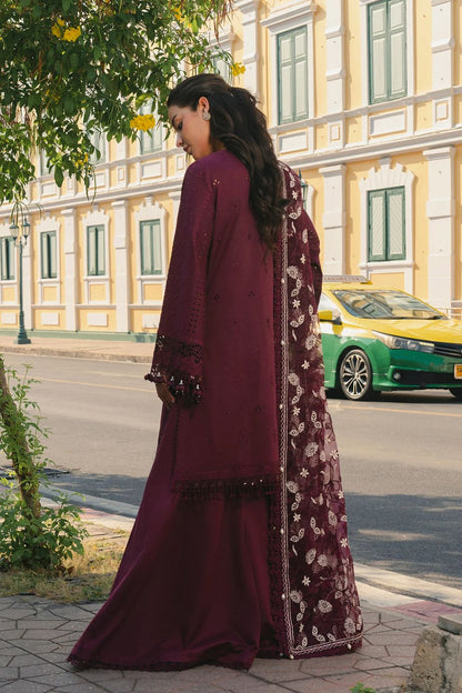 AFROZEH 2026 LAWN CHICKEN KARI UNSTITCH COLLECTION BY SHAEBIZ