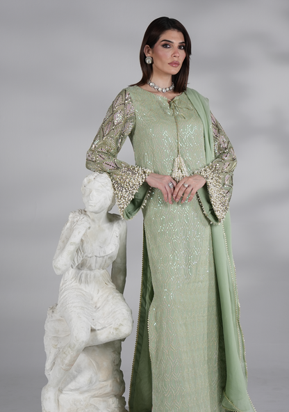 AMARA NEW CHIFFON LUXURY WEAR UNSTITCH COLLECTION BY SHAEBIZ