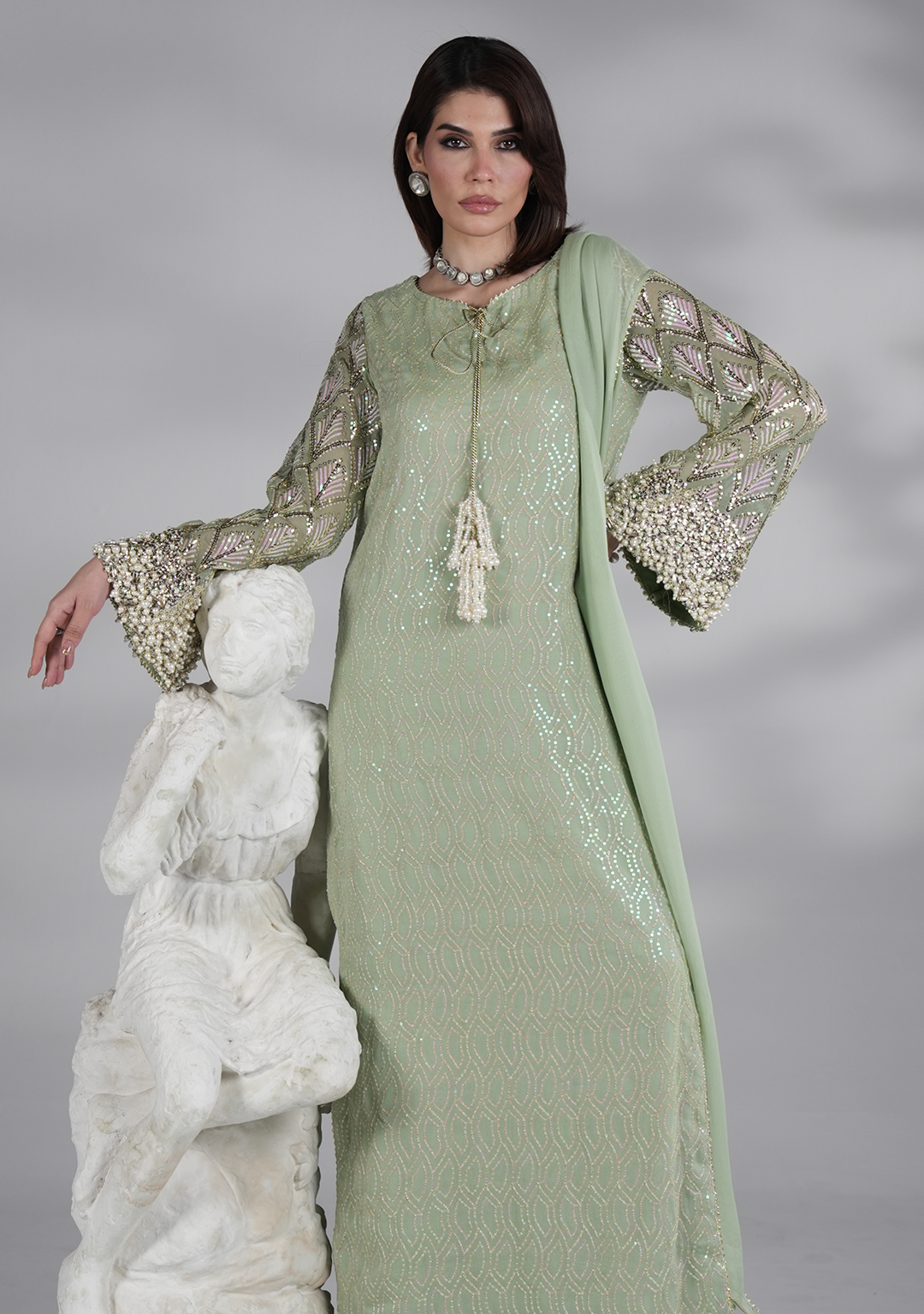 AMARA NEW CHIFFON LUXURY WEAR UNSTITCH COLLECTION BY SHAEBIZ