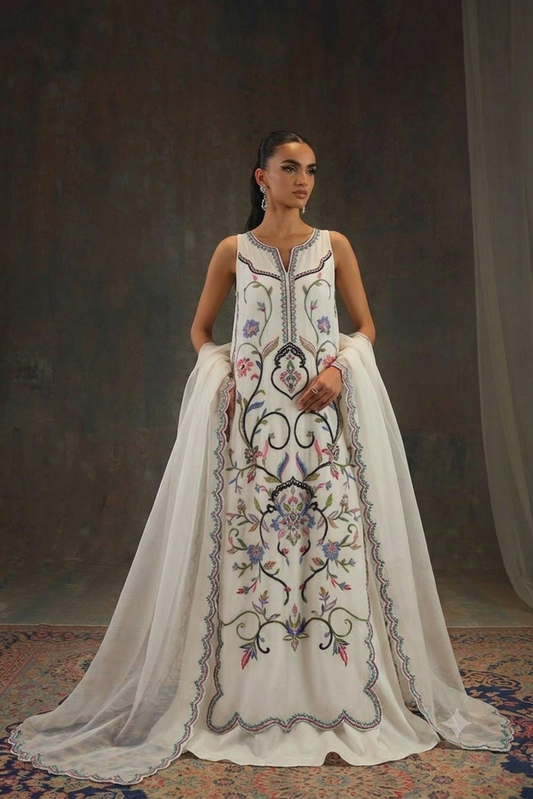FARIDA HASSAN LUXURY RAW SILK 2026 UNSTITCH COLLECTION BY SHAEBIZ