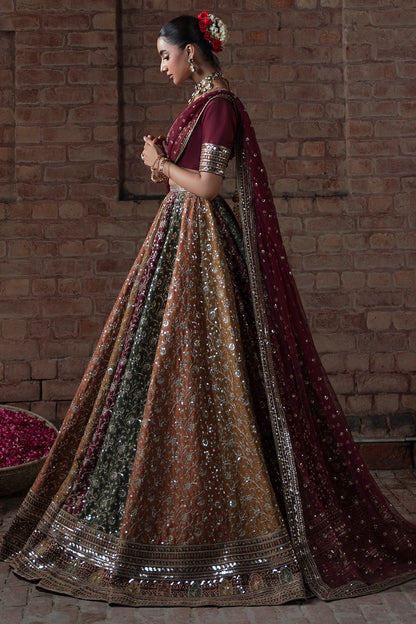 MINA KASHIF ZAH E NASEEB NEW 2026 LUXURY VIRAL RAW SILK UNSTITCH 16 KALI MAXI