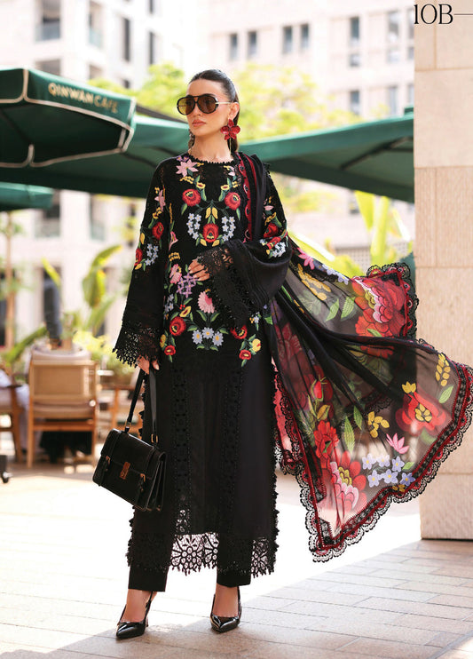 MARIA B Lawn Chicken Kari 2026 Luxury Unstitch Collection By Shaebiz
