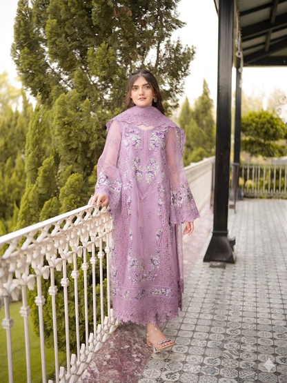 ANEELAS LAWN CHICKEN KARI 2026  LUXURY PARTY WEAR UNSTITCH COLLECTION BY SHAEBIZ