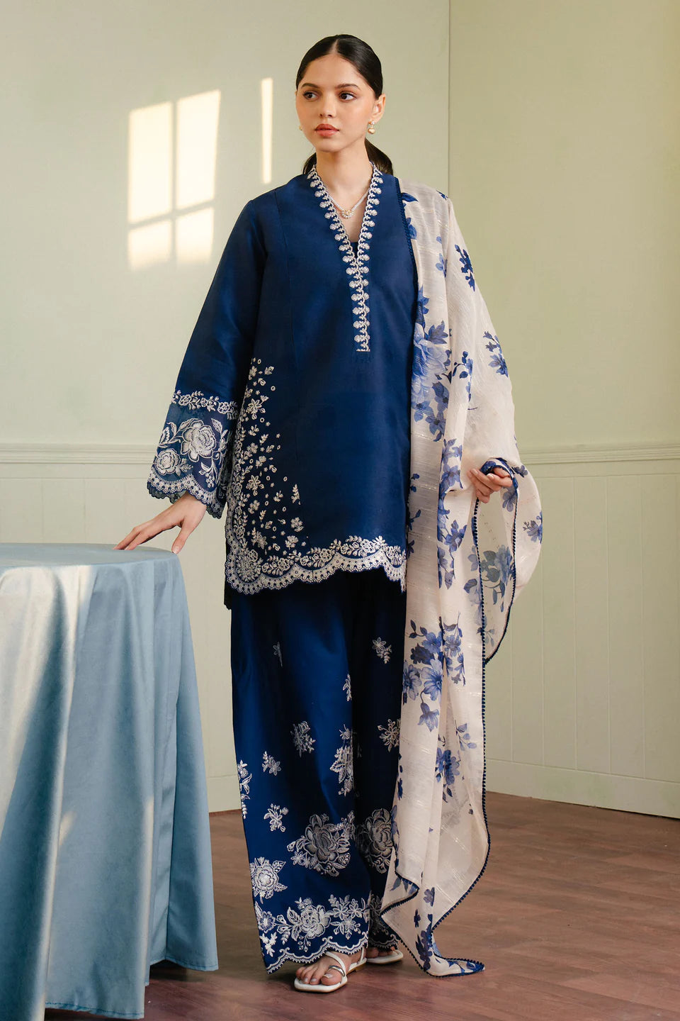 ZARA SHAHJAHAN LAWN 2026 LAWN EMBROIDERY UNSTITCH COLLECTION BY SHAEBIZ