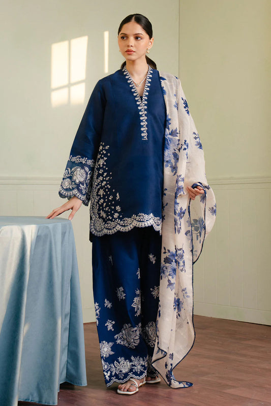 ZARA SHAHJAHAN LAWN 2026 LAWN EMBROIDERY UNSTITCH COLLECTION BY SHAEBIZ