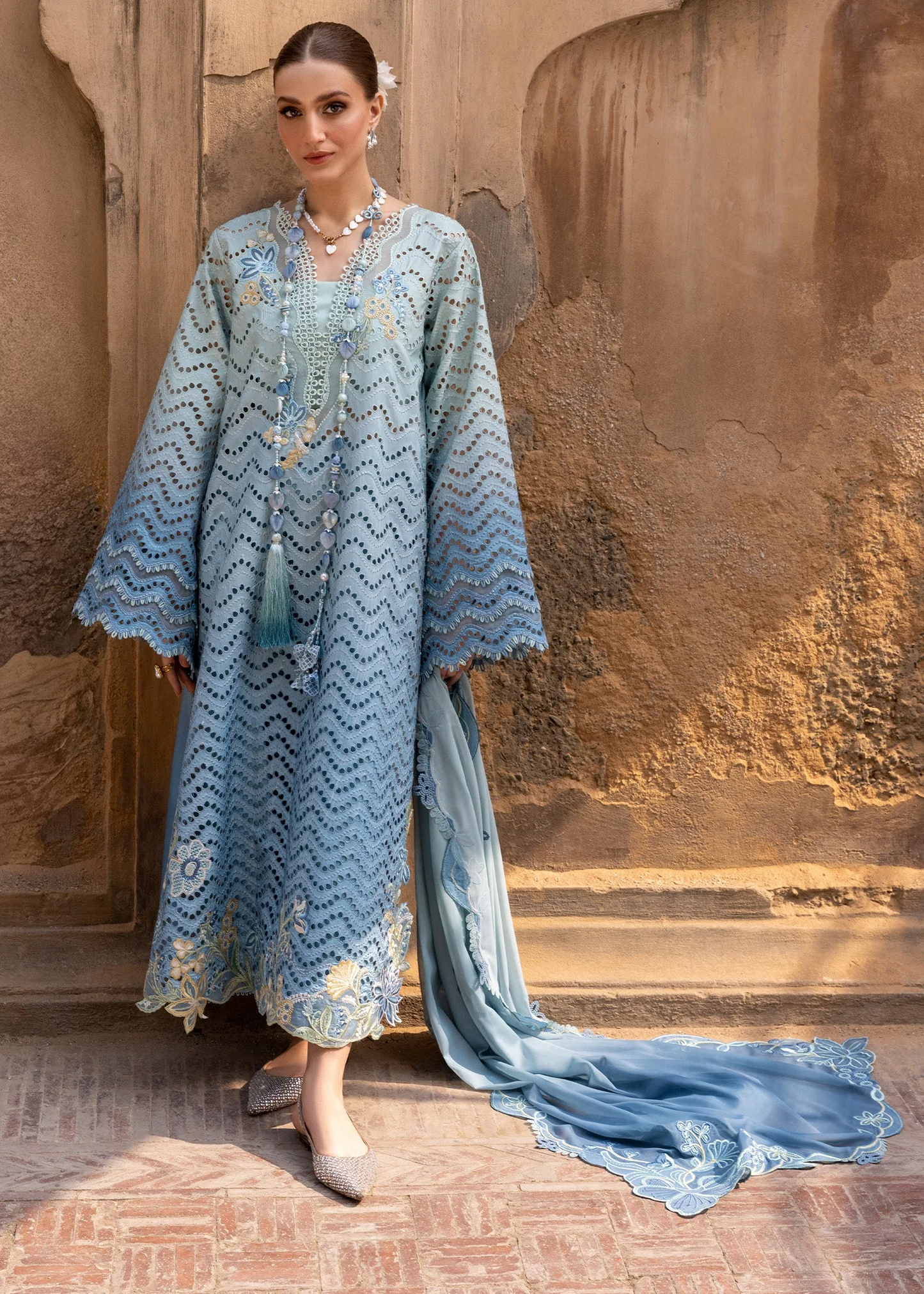CRIMSON 2026 SWISS LAWN CHICKEN KARI UNSTITCH COLLECTION BY SHAEBIZ