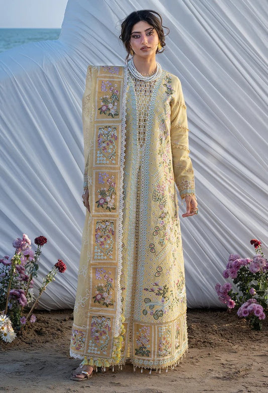 MAHNUR LAWN 2026 CHICKEN KARI UNSTITCH COLLECTION BY SHAEBIZ