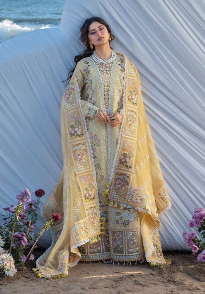 MAHNUR LAWN 2026 CHICKEN KARI UNSTITCH COLLECTION BY SHAEBIZ