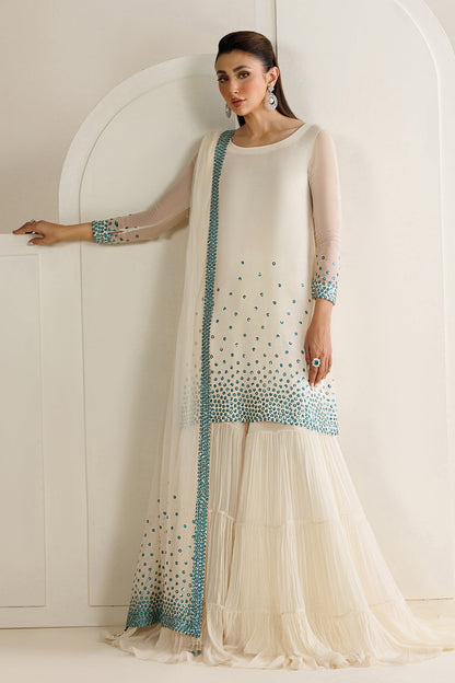JAZMIN BLUE CHIFFON 2026 LATEST UNSTITCH COLLECTION BY SHABEIZ