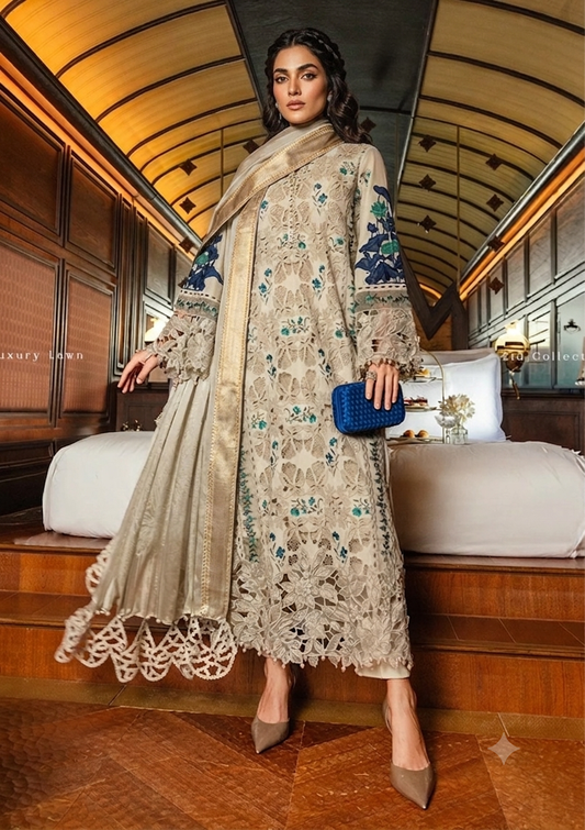 MARIA.B LAWN CHICKEN KARI 2026 UNSTITCH COLLECTION BY SHAEBIZ