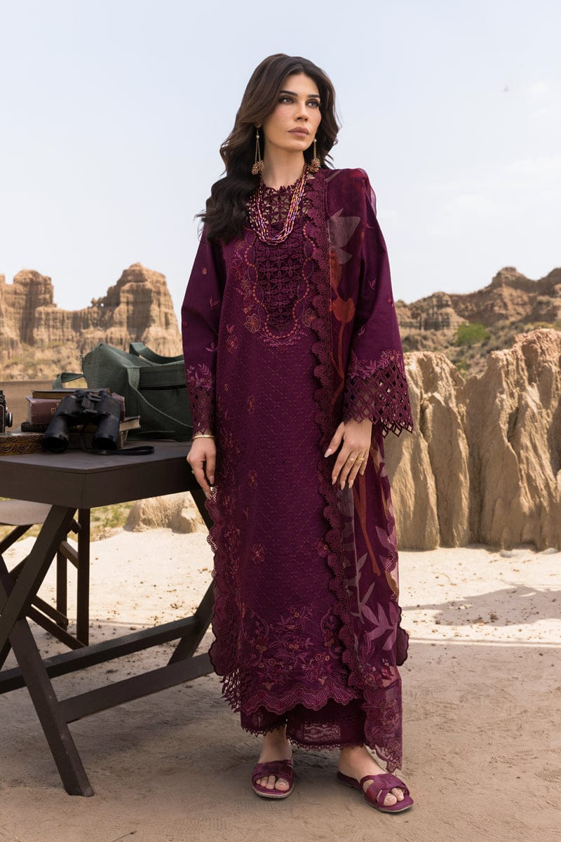 RANG RASIYA 2026 LAWN CHICKEN KARI UNSTITCH COLLECTION BY SHAEBIZ