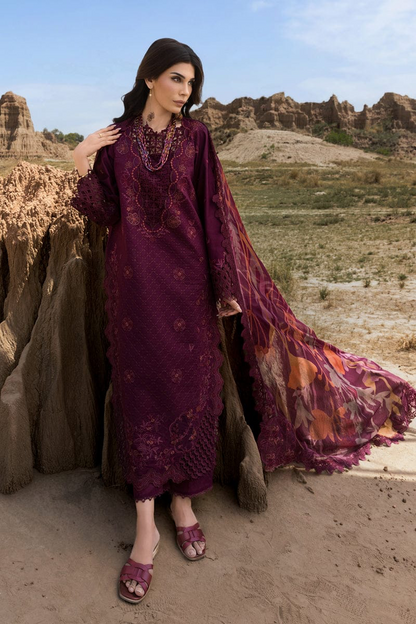 RANG RASIYA 2026 LAWN CHICKEN KARI UNSTITCH COLLECTION BY SHAEBIZ