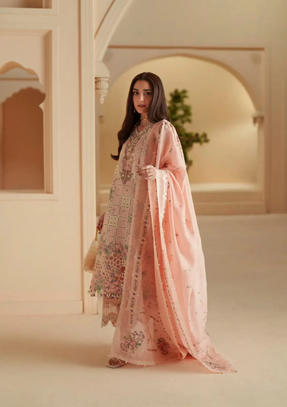 BIN LIYAS NEW 2026 LAWN CHICKEN KARI UNSTITCH COLLECTION BY SHAEBIZ