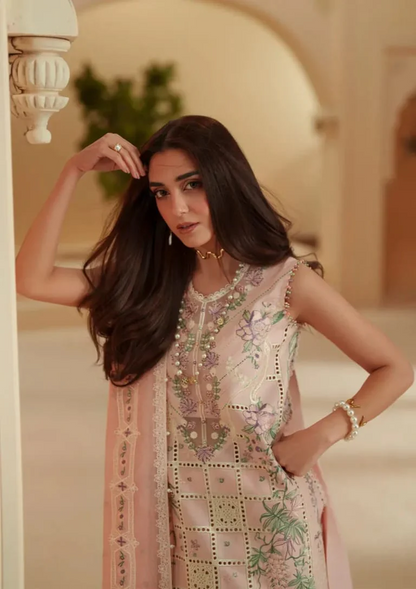 BIN LIYAS NEW 2026 LAWN CHICKEN KARI UNSTITCH COLLECTION BY SHAEBIZ